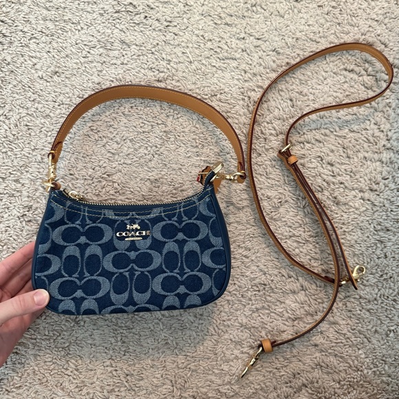 Coach Mini Teri in Signature Denim - Picture 2 of 9